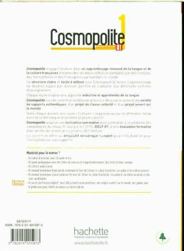 Produktbild: Cosmopolite 1: Livre de l'eleve A1 + Parcours digital