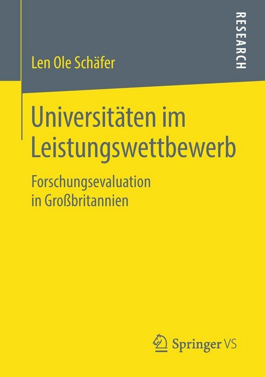 Produktbild: Universit&auml;ten im Leistungswettbewerb