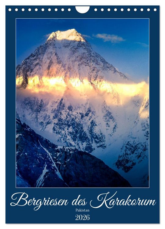 Produktbild: Bergriesen des Karakorum (Wandkalender 2026 DIN A4 hoch), CALVENDO Monatskalender