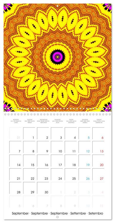 Produktbild: Invitation au voyage introspectif (Calendrier mural carr&eacute; 2026 30x30 cm) Calendrier double avec une page pour vos prises de notes