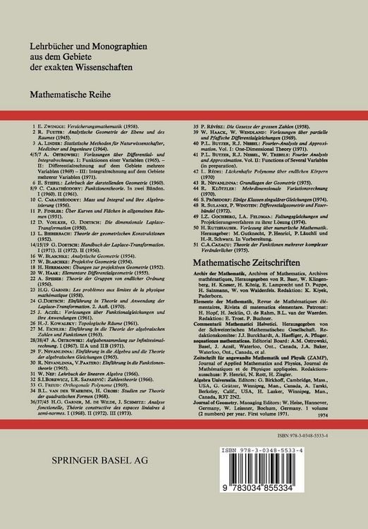 Produktbild: Numerische Behandlung von Differentialgleichungen