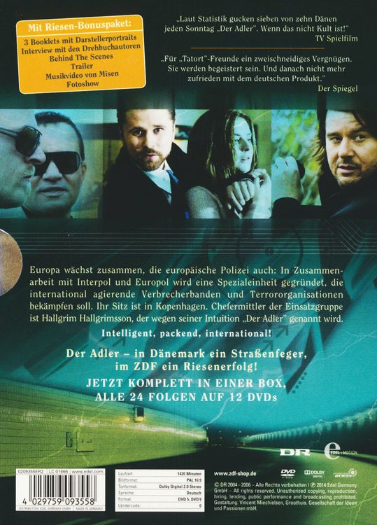 Produktbild: Der Adler - Die komplette Serie [12 DVDs]