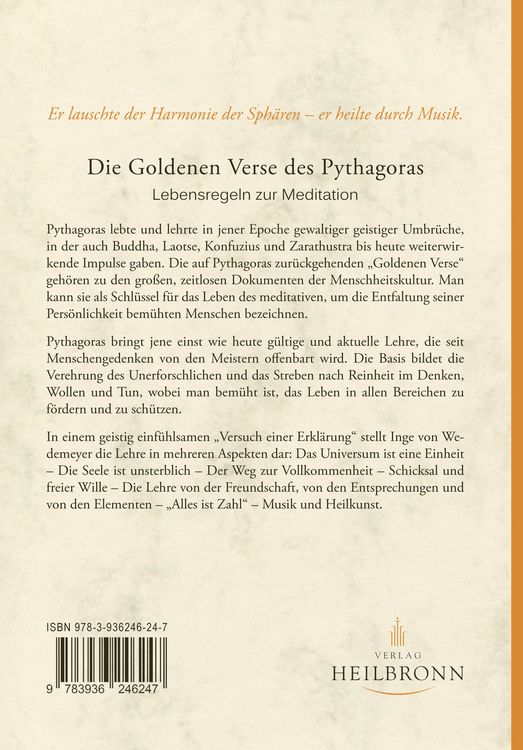 Produktbild: Die Goldenen Verse des Pythagoras