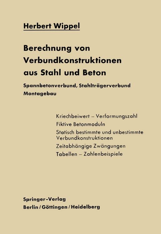 Produktbild: Berechnung von Verbundkonstruktionen aus Stahl und Beton