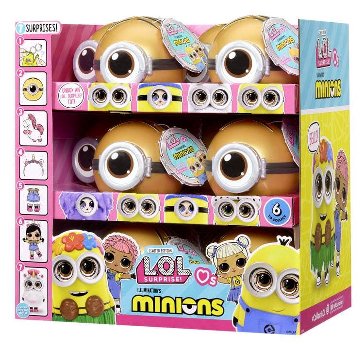 Produktbild: MGA L.O.L. Surprise! Sammelfigur Minions Loves Tots Asst in PDQ
