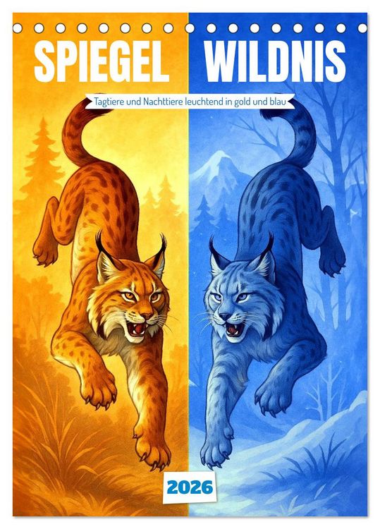Produktbild: Spiegelwildnis (Tischkalender 2026 DIN A5 hoch), CALVENDO Monatskalender