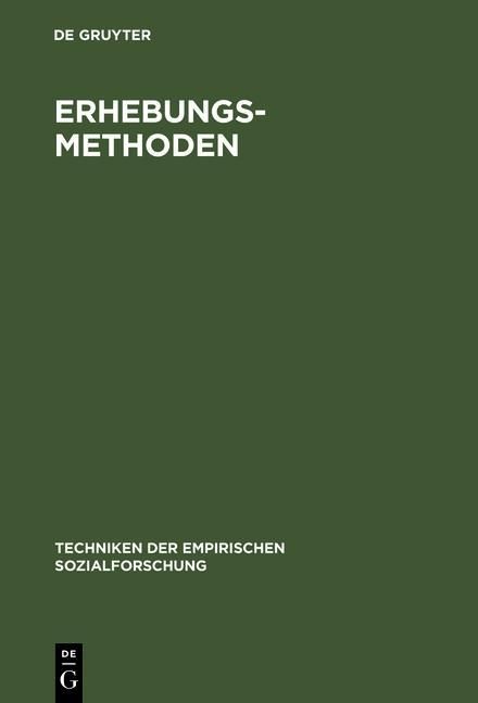 Produktbild: Erhebungsmethoden