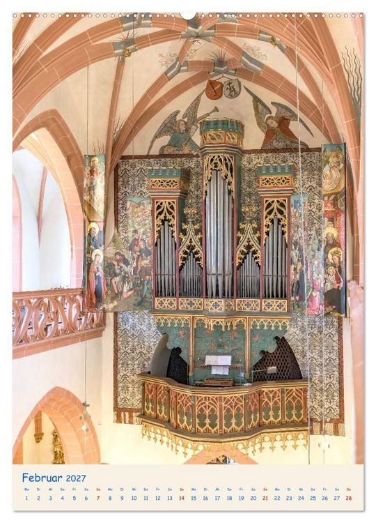 Produktbild: Orgel Giganten (Wandkalender 2027 DIN A2 hoch), CALVENDO Monatskalender