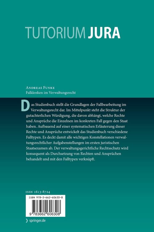 Produktbild: Falldenken im Verwaltungsrecht