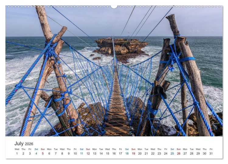 Produktbild: Java, Indonesian Island in the Ring of Fire (High Quality Premium Wall Calendar 2026 DIN A2 landscape),CALVENDO 12 Month Wall Calendar