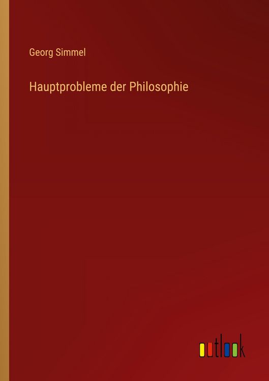 Produktbild: Hauptprobleme der Philosophie