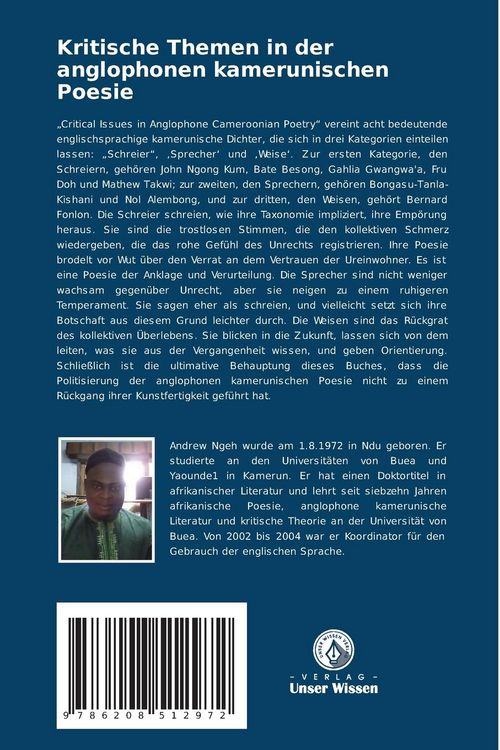 Produktbild: Kritische Themen in der anglophonen kamerunischen Poesie