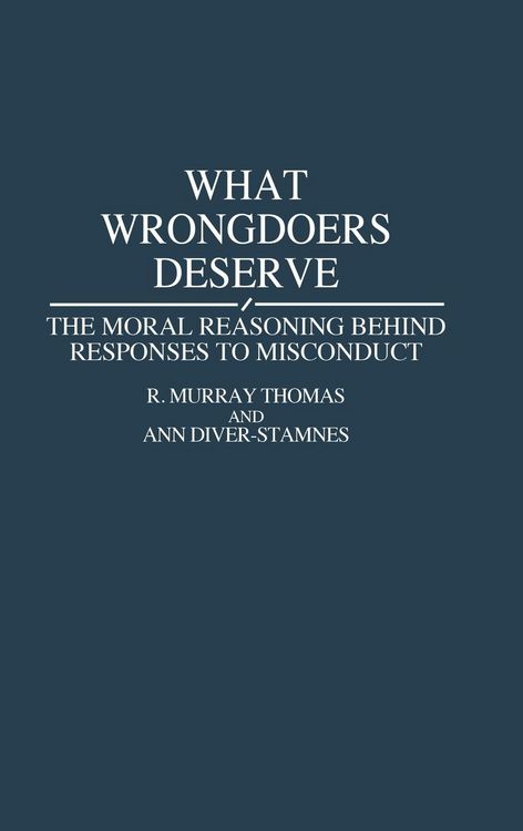 Produktbild: What Wrongdoers Deserve