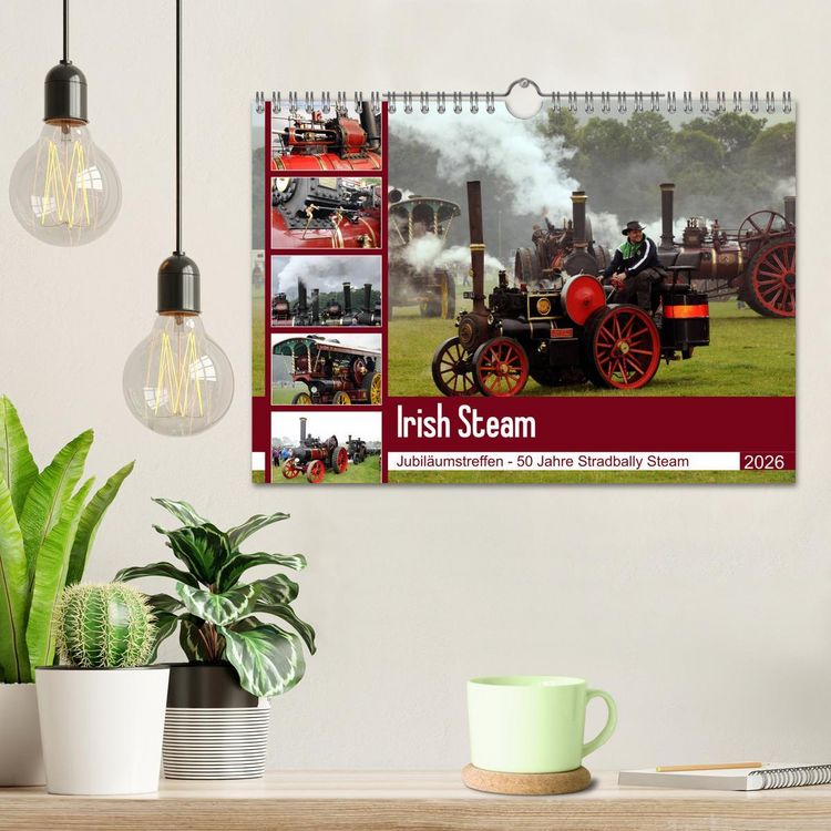 Produktbild: Irish Steam - 50. Dampftreffen in Stradbally (Wandkalender 2026 DIN A4 quer), CALVENDO Monatskalender