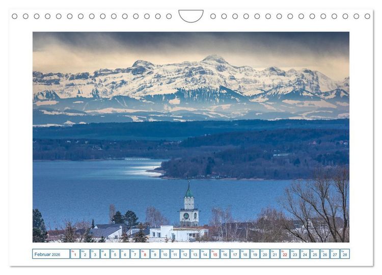 Produktbild: &Uuml;berlingen am sch&ouml;nen Bodensee (Wandkalender 2026 DIN A4 quer), CALVENDO Monatskalender