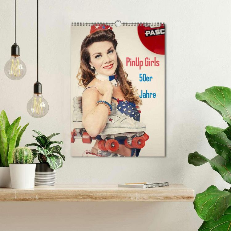 Produktbild: PinUp Girls 50er Jahre (Wandkalender 2026 DIN A3 hoch), CALVENDO Monatskalender