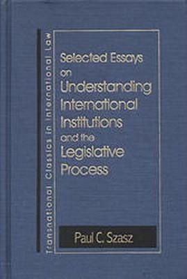 Produktbild: Understanding International Institutions and the Legislative Process