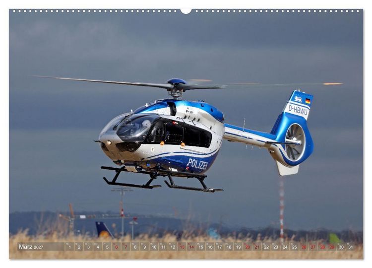 Produktbild: Helikopter in der Luft 2.0 (hochwertiger Premium Wandkalender 2027 DIN A2 quer), Kunstdruck in Hochglanz
