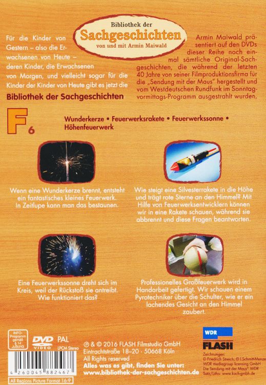 Produktbild: F6 - Feuerwerk - Bibliothek der Sachgeschichten