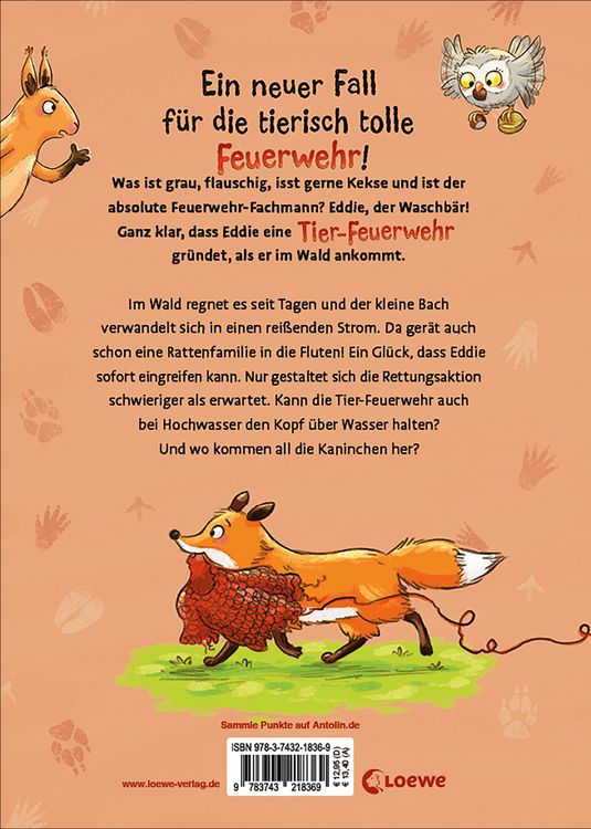 Produktbild: Die Tier-Feuerwehr (Band 3) - Ein B&auml;r auf d&uuml;nnem Eis