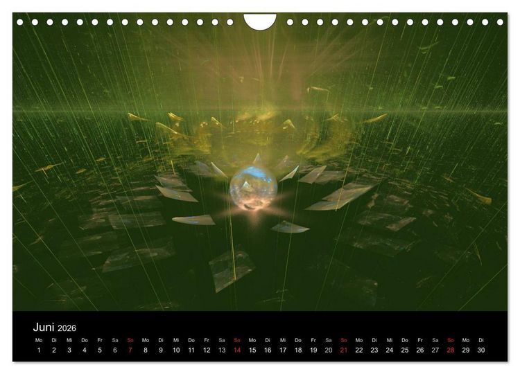 Produktbild: unbekannte Welten (Wandkalender 2026 DIN A4 quer), CALVENDO Monatskalender