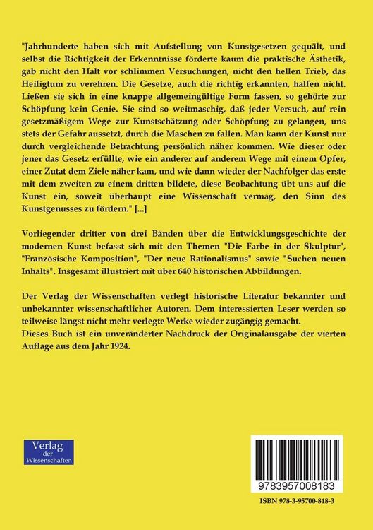 Produktbild: Die Entwicklungsgeschichte der modernen Kunst