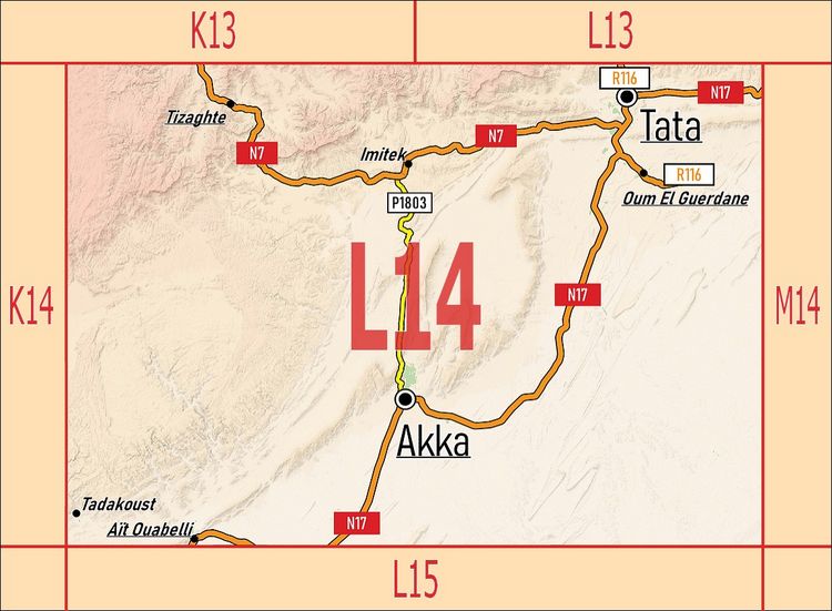 Produktbild: L14: Tata - Akka - Tadakoust - Jbel Bani + GPS-Waypoints