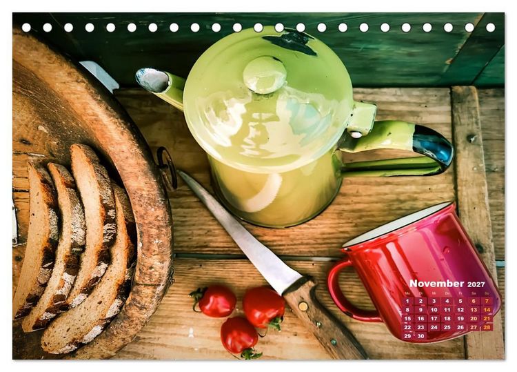 Produktbild: Kaffeep&ouml;tte & Co (Tischkalender 2027 DIN A5 quer), CALVENDO Monatskalender