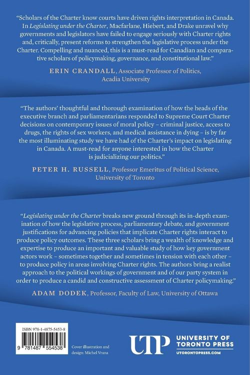 Produktbild: Legislating Under the Charter