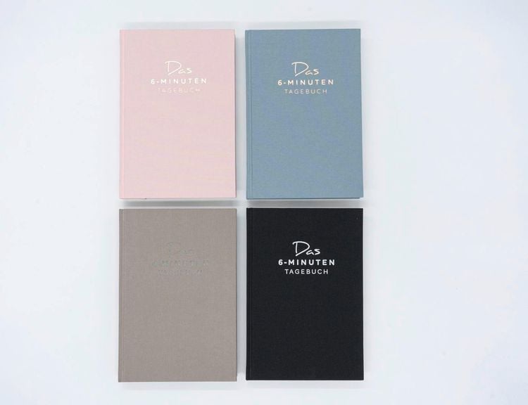 Produktbild: Das 6-Minuten-Tagebuch (opalblau)