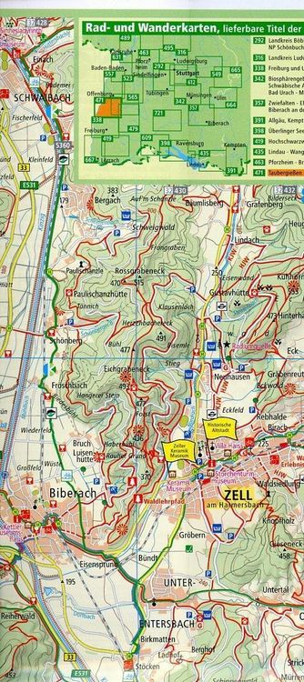Produktbild: Rad- und Wanderkarte Taubergie&szlig;en - Freiamt - Schuttertal 1 : 50 000