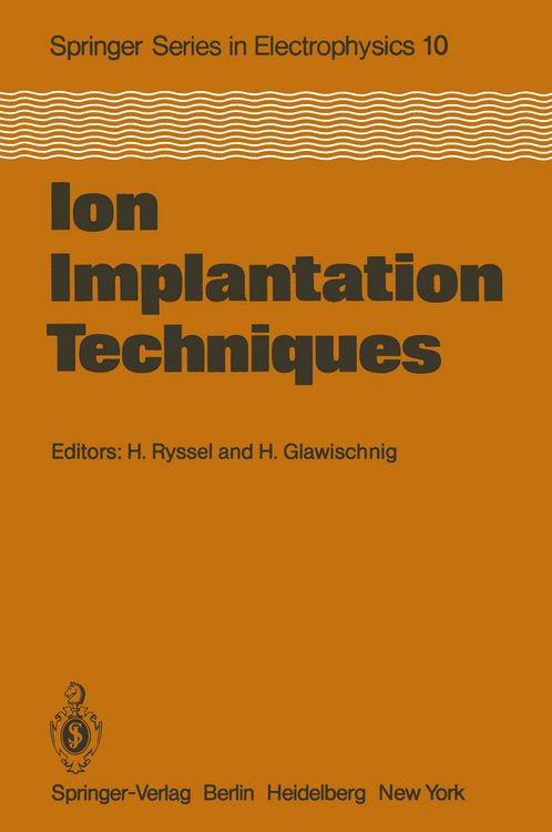Produktbild: Ion Implantation Techniques