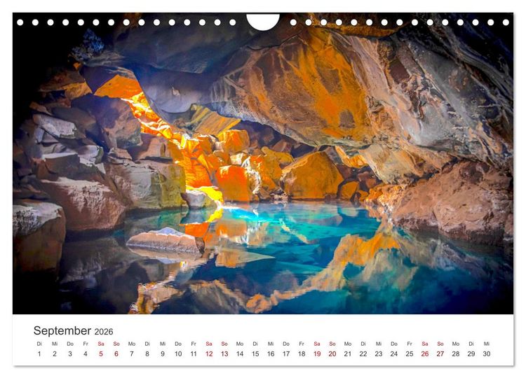 Produktbild: H&ouml;hlen - Eine Abenteuerreise ins Unbekannte. (Wandkalender 2026 DIN A4 quer), CALVENDO Monatskalender