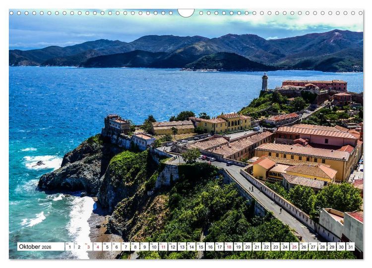 Produktbild: Impressionen aus Portoferrario - Elba (Wandkalender 2026 DIN A3 quer), CALVENDO Monatskalender
