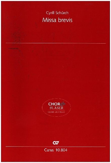 Produktbild: Missa brevis, Partitur