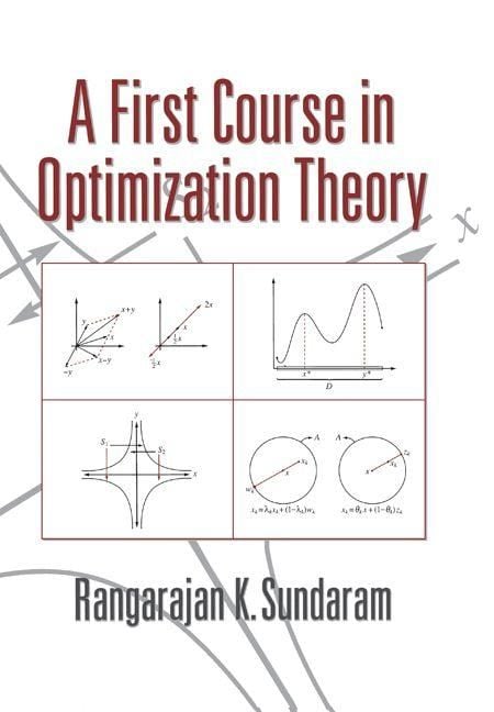 Produktbild: A First Course in Optimization Theory