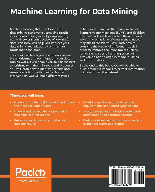 Produktbild: Machine Learning for Data Mining