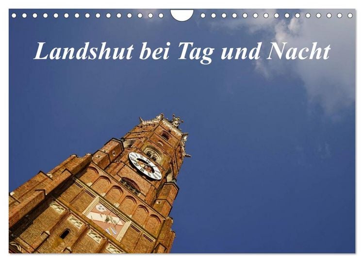 Produktbild: Landshut bei Tag und Nacht (Wandkalender 2026 DIN A4 quer), CALVENDO Monatskalender
