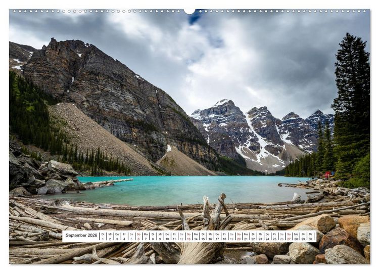 Produktbild: Die Kanadischen Rocky Mountains (hochwertiger Premium Wandkalender 2026 DIN A2 quer), Kunstdruck in Hochglanz