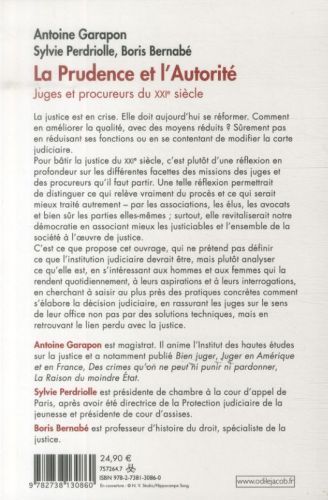 Produktbild: La prudence et l'autorit&eacute; : juges et procureurs du XXIe si&egrave;cle