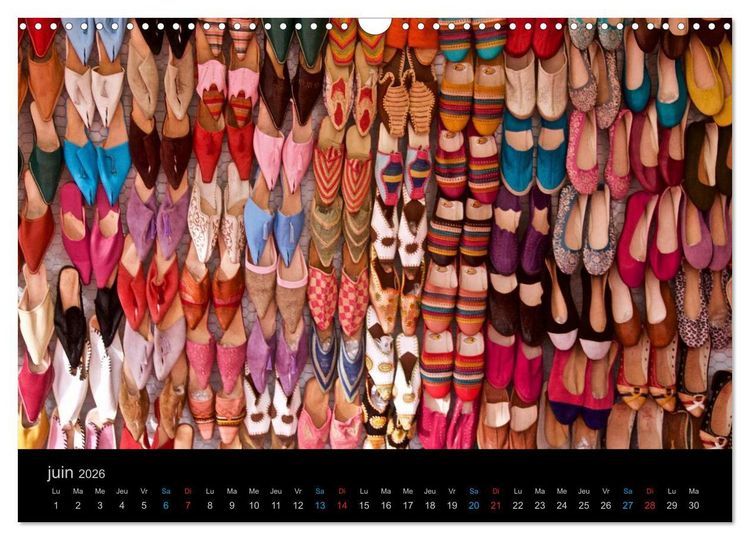 Produktbild: COULEURS DU MAROC (Calendrier mural 2026 DIN A3 vertical), CALVENDO calendrier mensuel