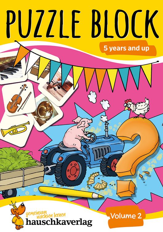 Produktbild: Puzzle Activity Book from 5 Years - Volume 2: Colourful Preschool Activity Books with Puzzle Fun - Labyrinth, Sudoku, Search and Find Books for Childr