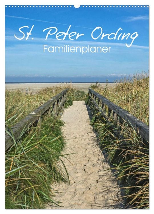 Produktbild: St. Peter Ording Familienplaner (Wandkalender 2026 DIN A2 hoch), CALVENDO Monatskalender