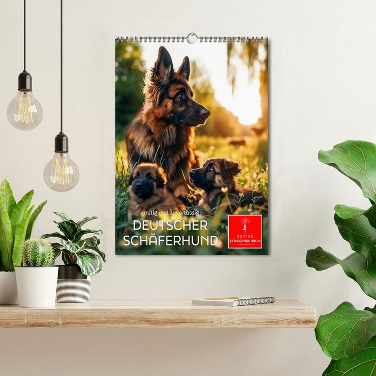 Produktbild: Deutscher Sch&auml;ferhund - mutig und zuverl&auml;ssig (Wandkalender 2026 DIN A3 hoch), CALVENDO Monatskalender