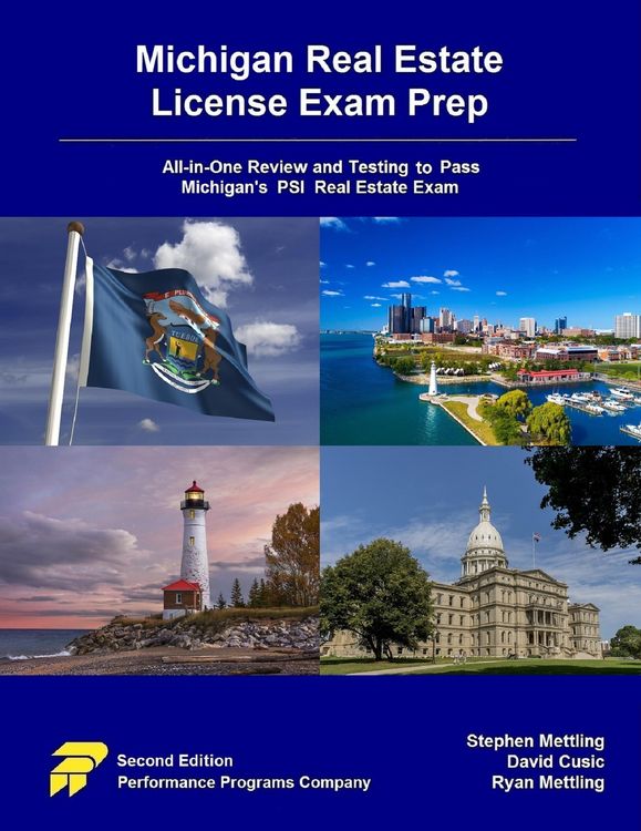 Produktbild: Michigan Real Estate License Exam Prep: All-in-One Review and Testing to Pass Michigan's PSI Real Estate Exam