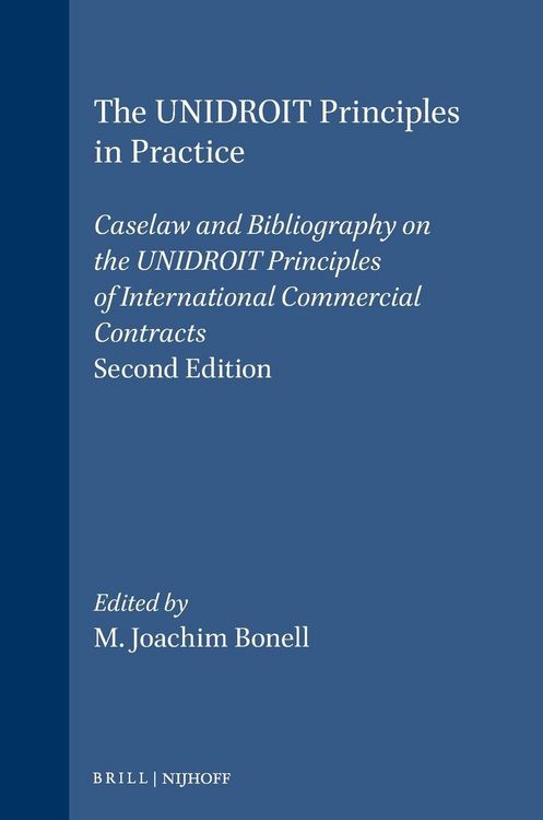 Produktbild: The UNIDROIT Principles in Practice
