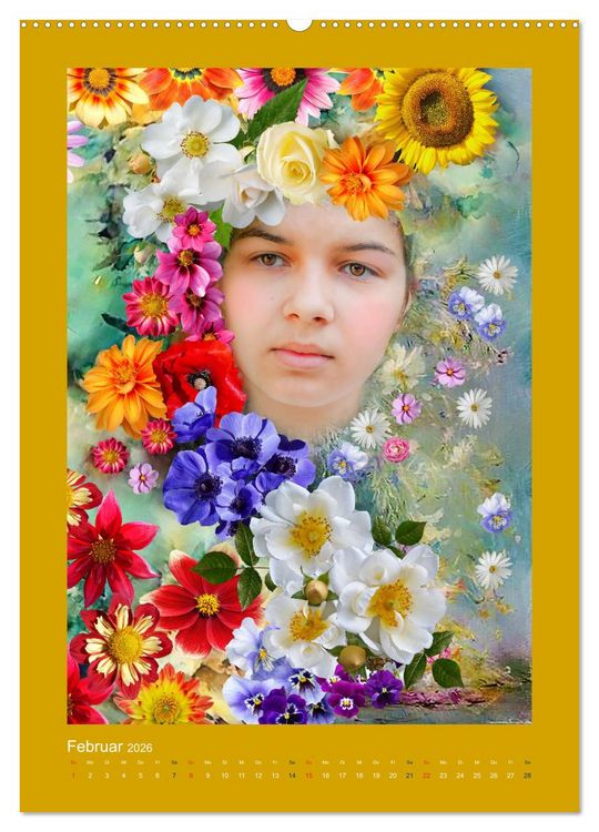 Produktbild: Blumen Melodie (Wandkalender 2026 DIN A2 hoch), CALVENDO Monatskalender