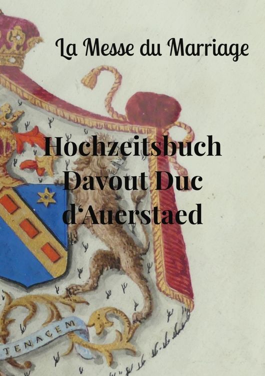 Produktbild: Hochzeitsbuch Davout Duc d'Auerstaed