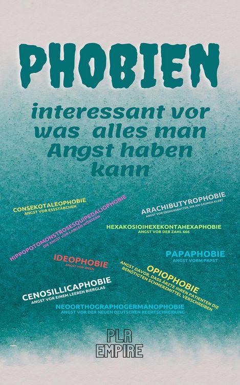 Produktbild: PHOBIEN - interessant vor was alles man Angst haben kann