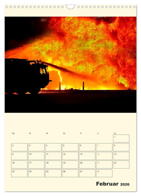 Produktbild: Feuerwehr - der Kalender (Wandkalender 2026 DIN A3 hoch), CALVENDO Monatskalender